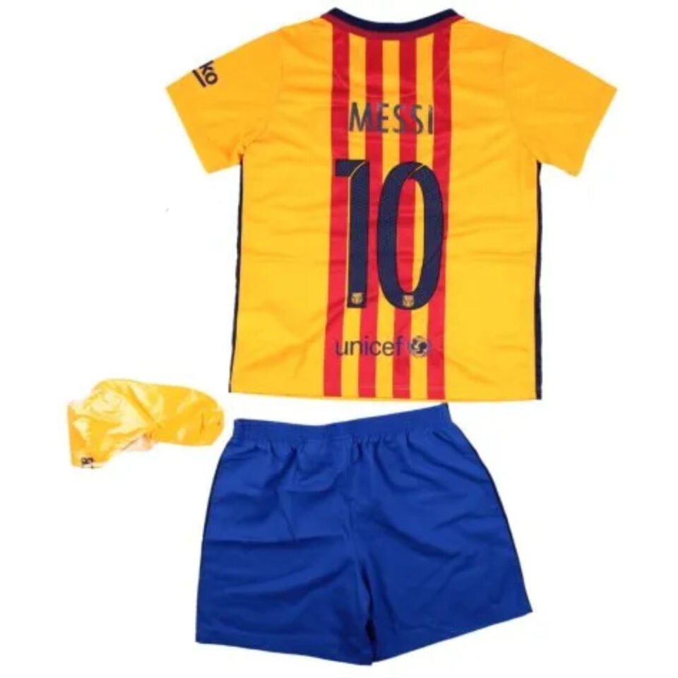 Barcelona 2015-16 Away Mini KIt Messi #10