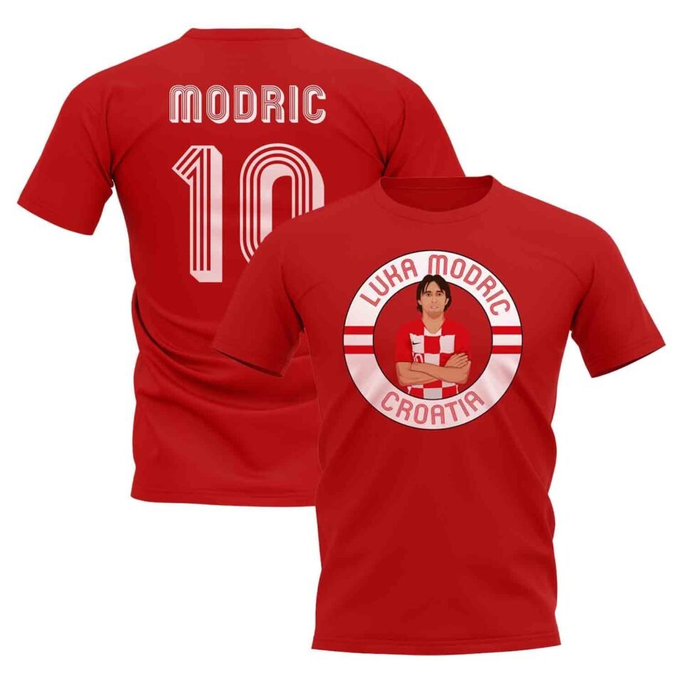Luka Modric Croatia Illustration T-Shirt