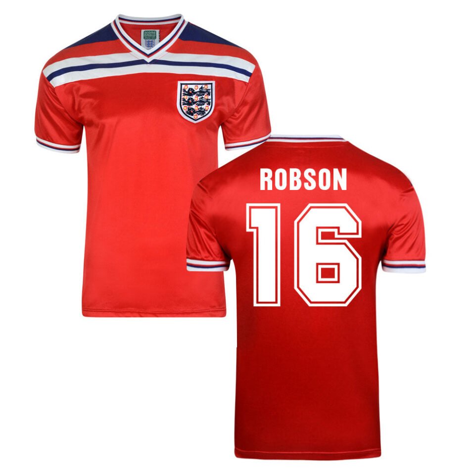 Score Draw England World Cup 1982 Away Shirt