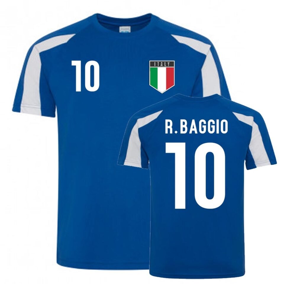 Roberto Baggio Italy Sports Training Jersey