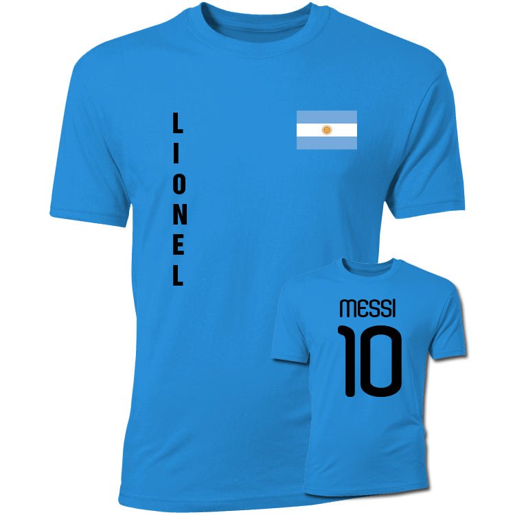 Lionel Messi Argentina Flag T-Shirt