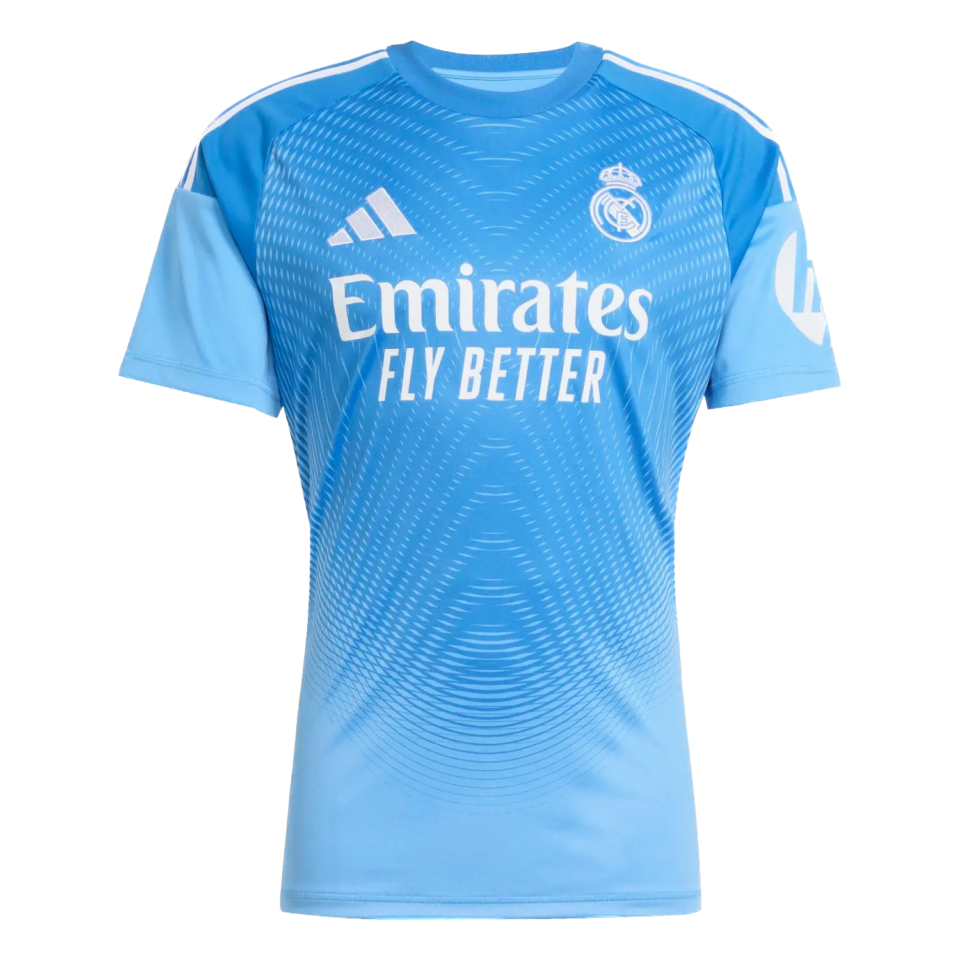 Real Madrid 2025/26 Goalkeeper Blue Jersey