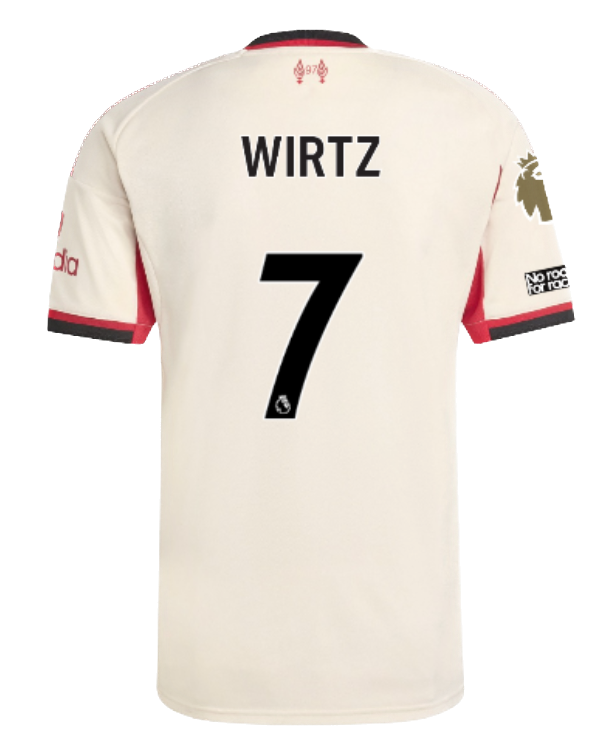 Liverpool 2025/26 WIRTZ 7 Away Jersey