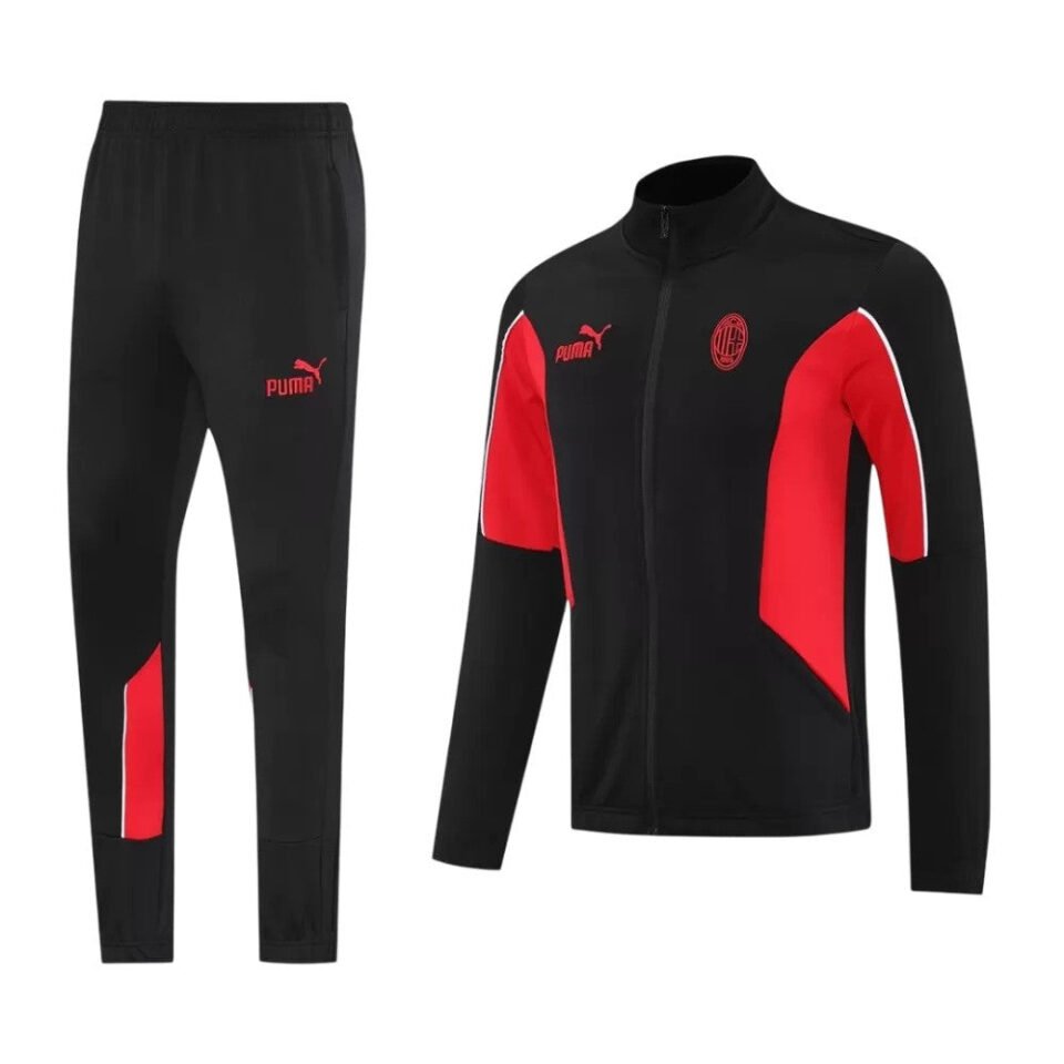 AC Milan 2025/26 Jacket Tracksuit - Black
