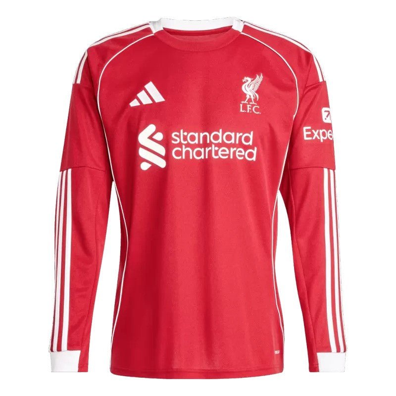 Liverpool 2025/26 Home Long Sleeve Jersey
