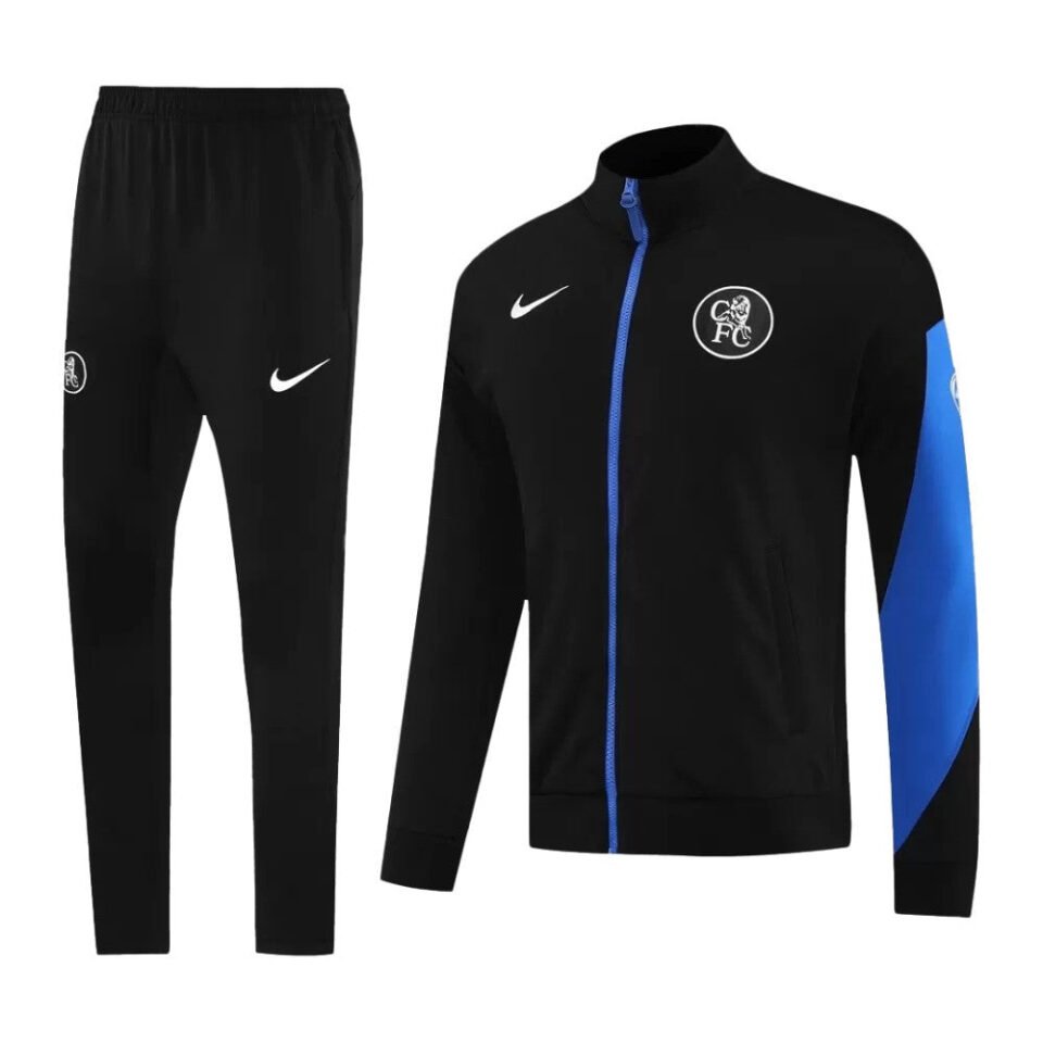Chelsea 2025/26 Jacket Tracksuit - Black