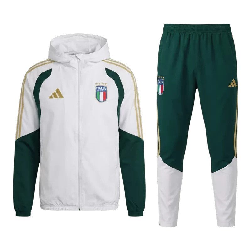 Italy 2026 Hoodie Tracksuit - White