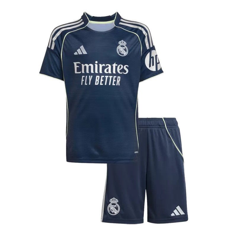 Real Madrid 2025/26 Away Kids Kit