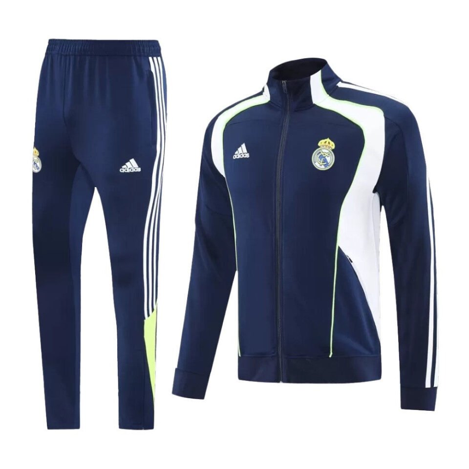 Real Madrid 2025/26 Jacket Tracksuit - Navy