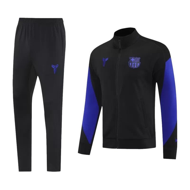 Barcelona 2025/26 Jacket Tracksuit - Black & Purple