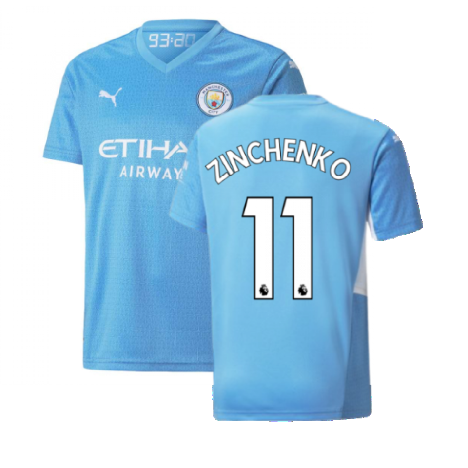 2021-2022 Man City Home Shirt (Kids)