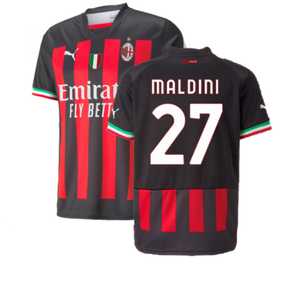 2022-2023 AC Milan Home Shirt (Kids)