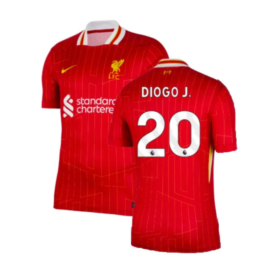 Liverpool 2024/25 Diogo Jota Player Home Jersey