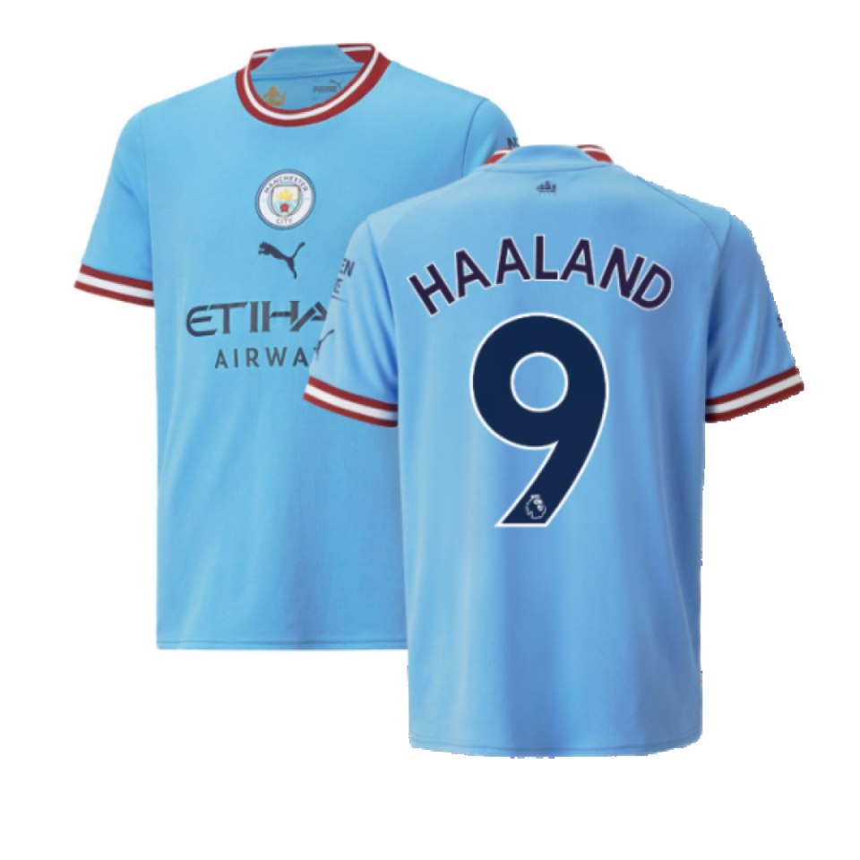2022-2023 Man City Home Shirt (Kids)