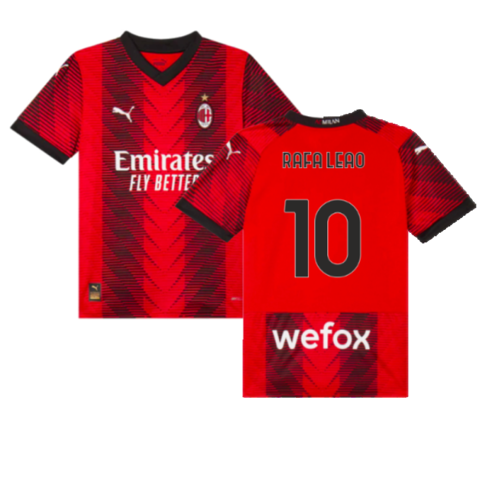 2023-2024 AC Milan Home Shirt (Kids)