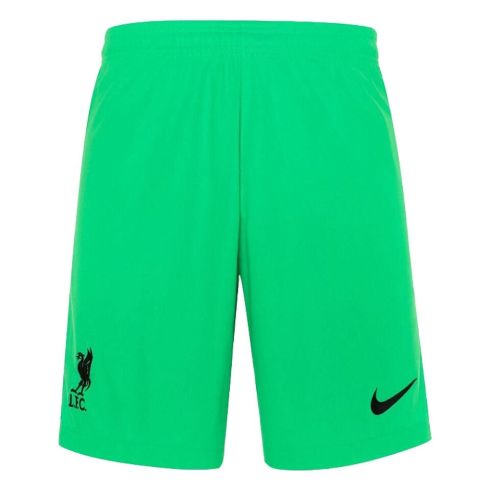 Liverpool 2021-2022 Home Goalkeeper Shorts – Kids