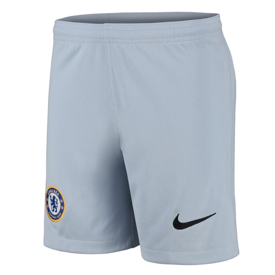 2021-2022 Chelsea Home Goalkeeper Shorts – Kids