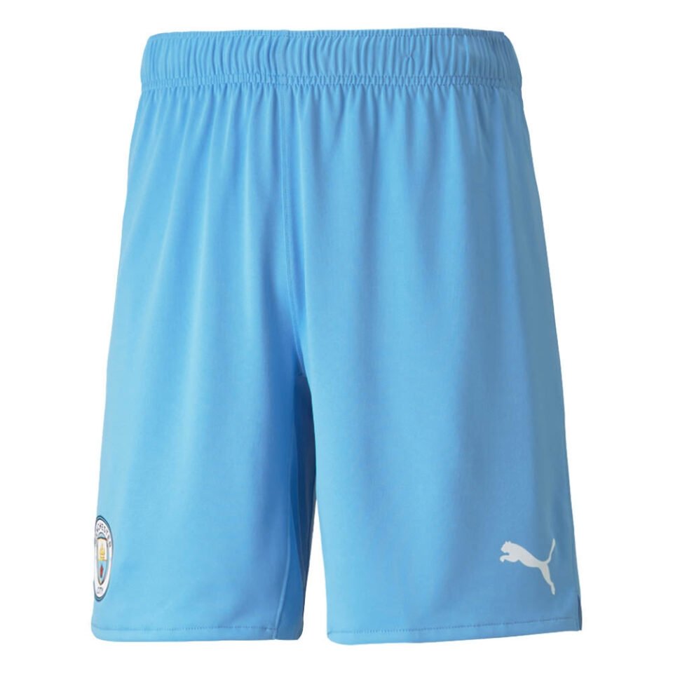 2021-2022 Man City Home Shorts