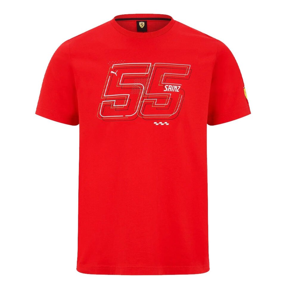 2022 Ferrari Fanwear Drivers Tee Carlos Sainz
