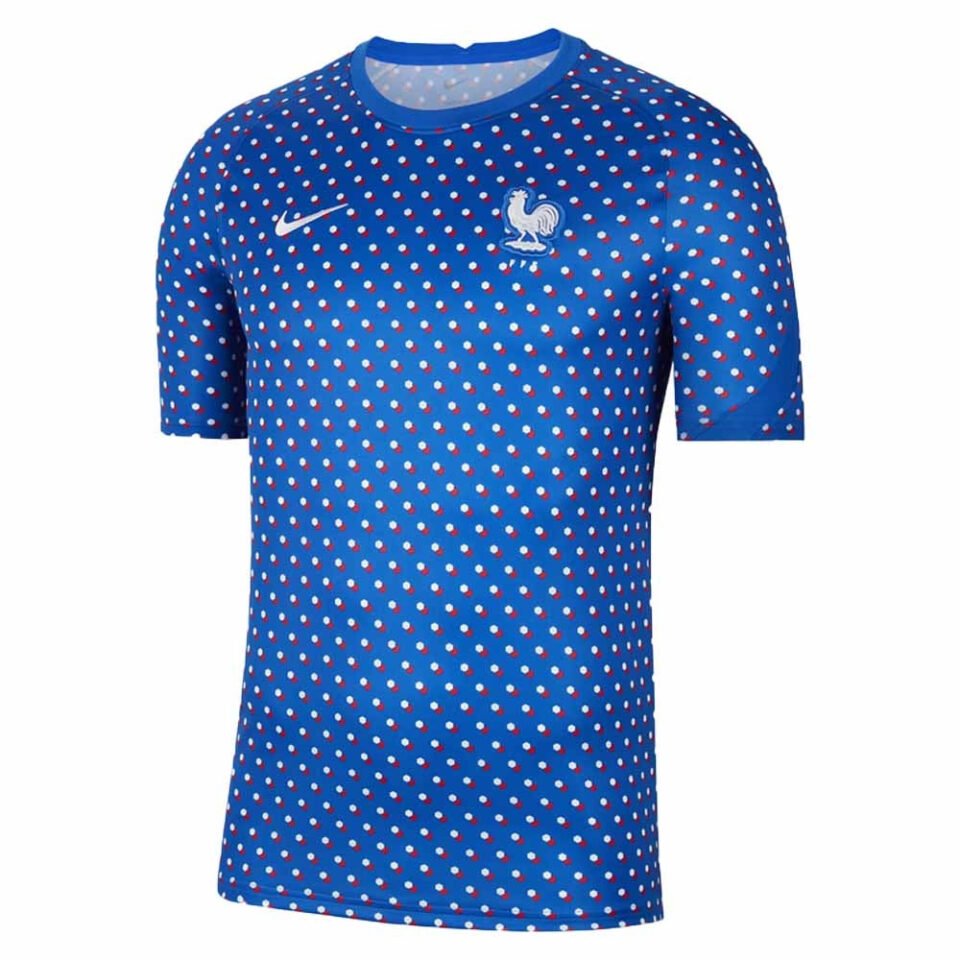 2022-2023 France Pre-Match Training Shirt