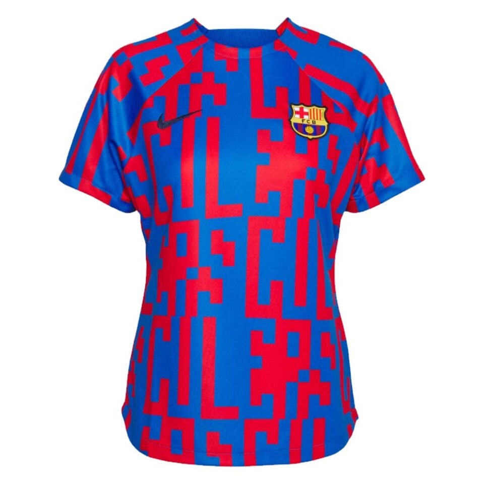 2022-2023 Barcelona Pre-Match Training Shirt – Ladies