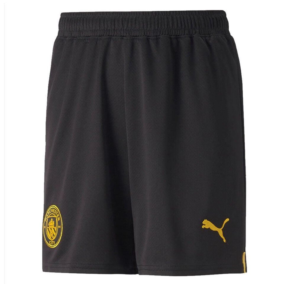 2022-2023 Man City Away Shorts – Kids