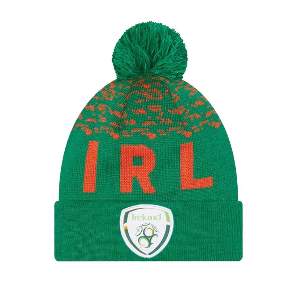 2022-2023 Ireland FAI Marl Bobble Cuff Beanie