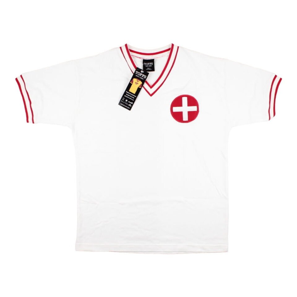 Switzerland 1970s Retro Football Shirt