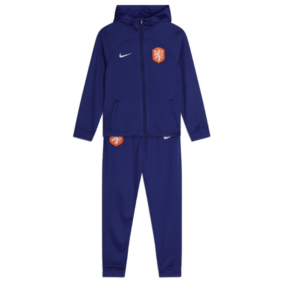 2022-2023 Netherlands Strike Dri-FIT Hooded Tracksuit