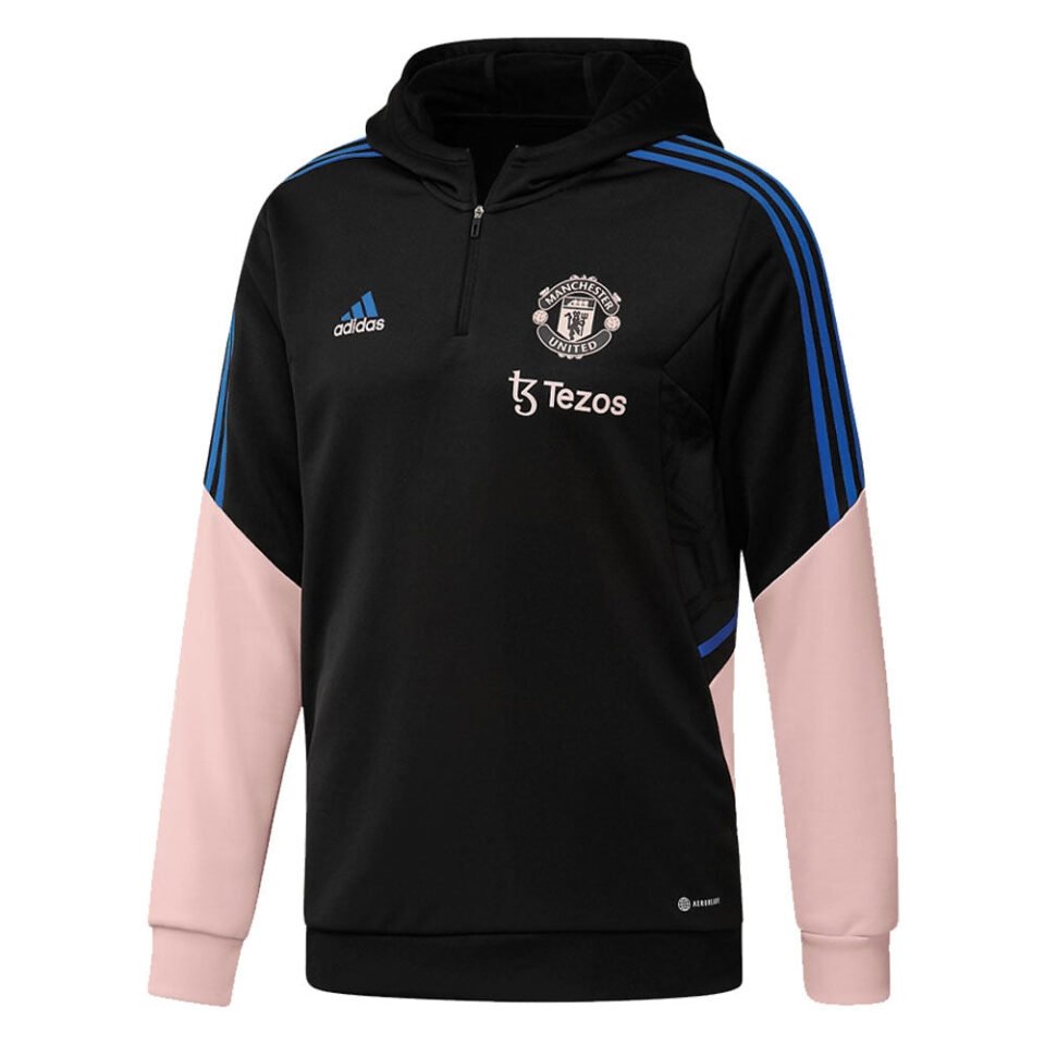 2022-2023 Man Utd Condivo 22 Hooded Track Top
