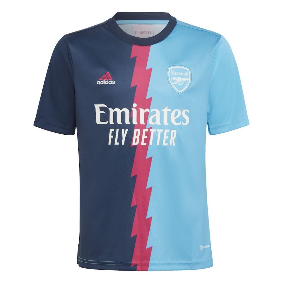 2022-2023 Arsenal Pre-Match Jersey – Kids