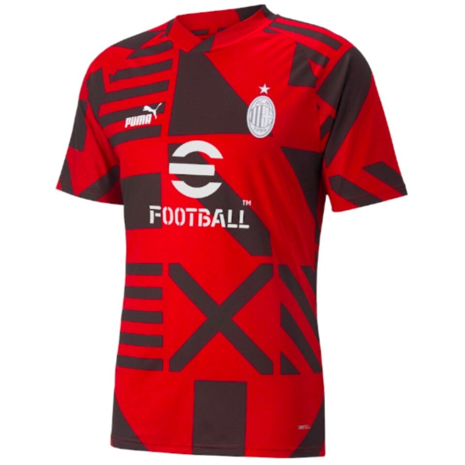 2022-2023 AC Milan Pre-Match Jersey – Kids
