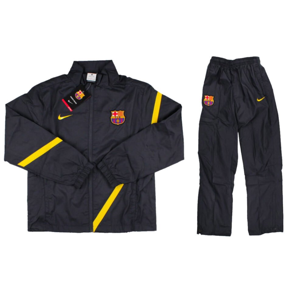 2011-2012 Barcelona Sideline Tracksuit – Kids