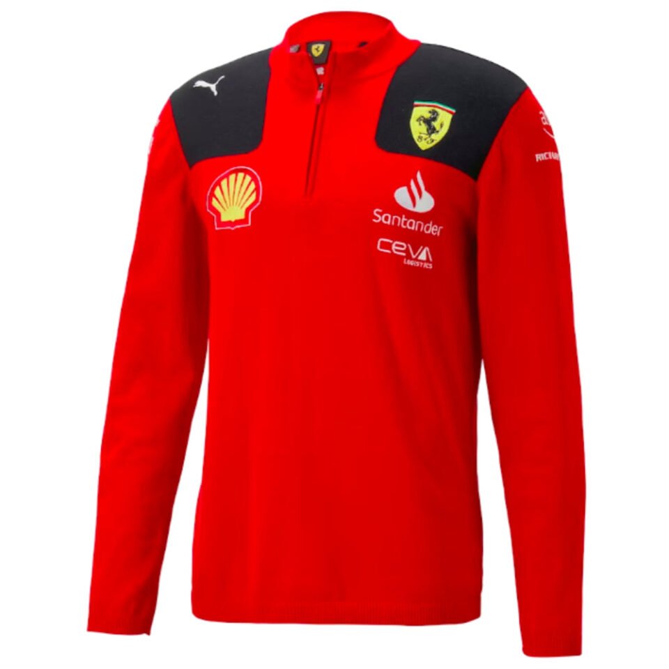 2023 Ferrari Team Half Zip Sweat