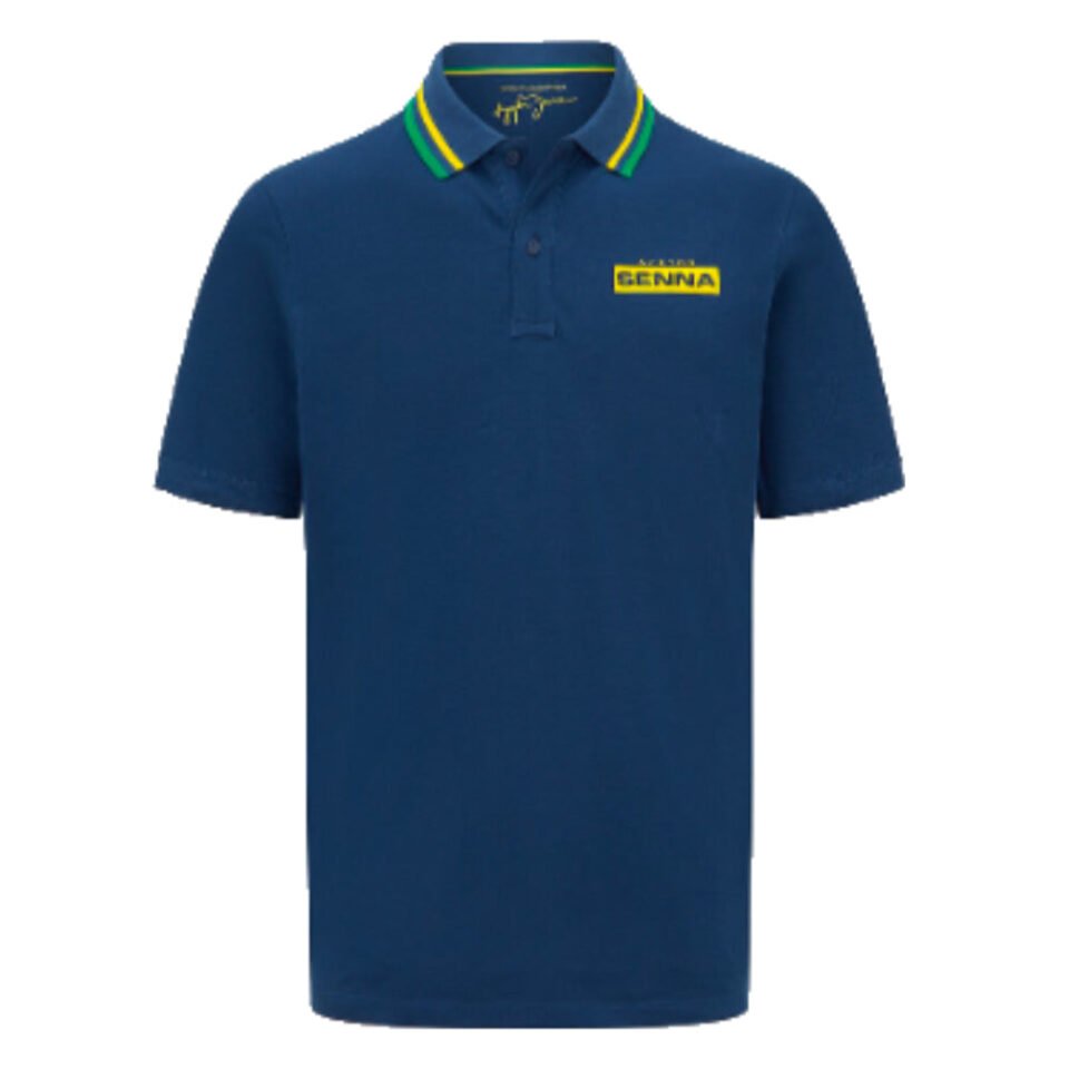 2023 Ayrton Senna Brazil Mens Polo Shirt