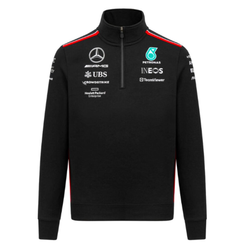 2023 Mercedes Team Half Zip Sweat