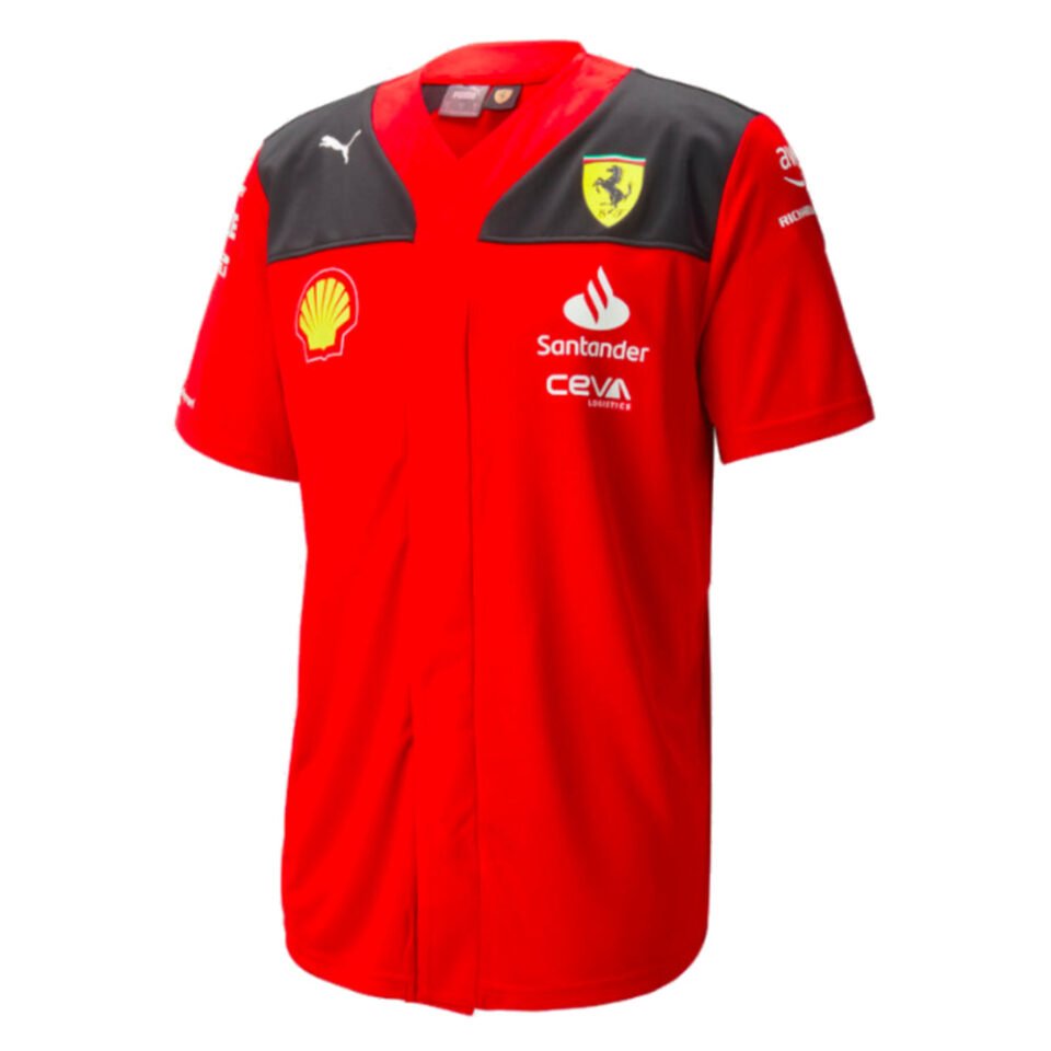 2023 Scuderia Ferrari Replica Baseball Jersey