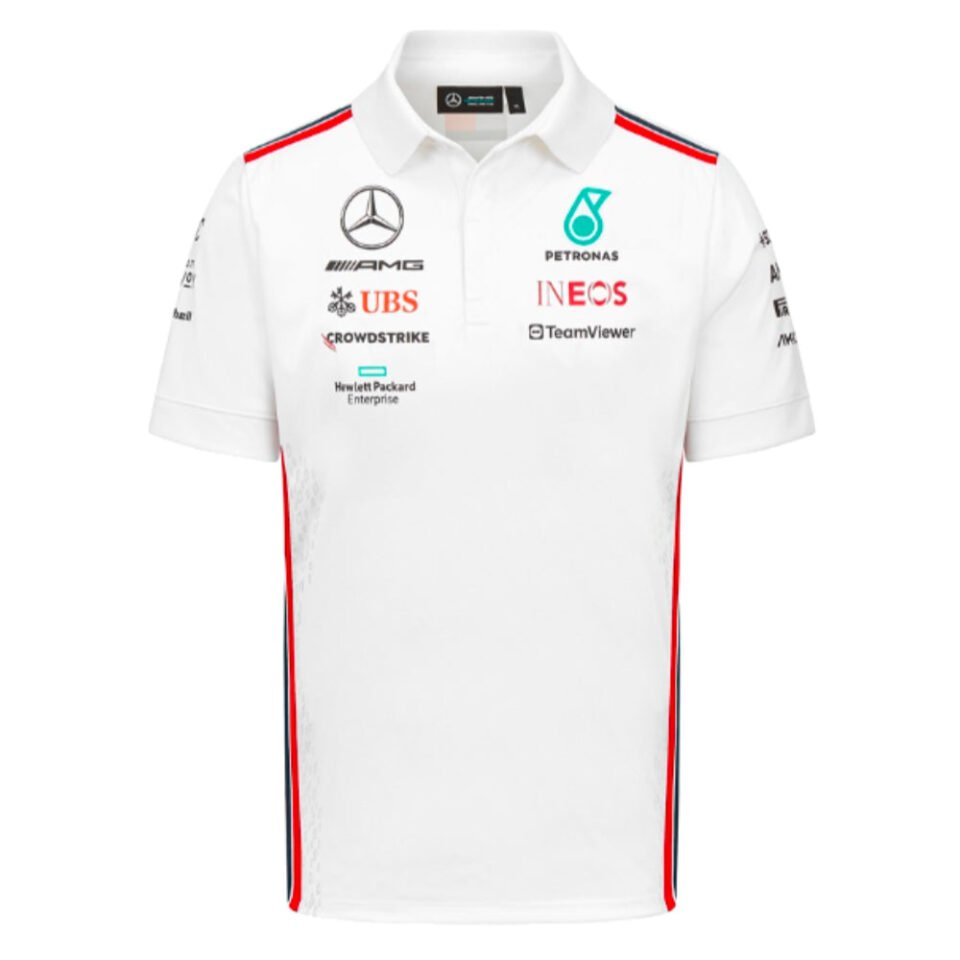 2023 Mercedes AMG Petronas Mens Team Polo Shirt