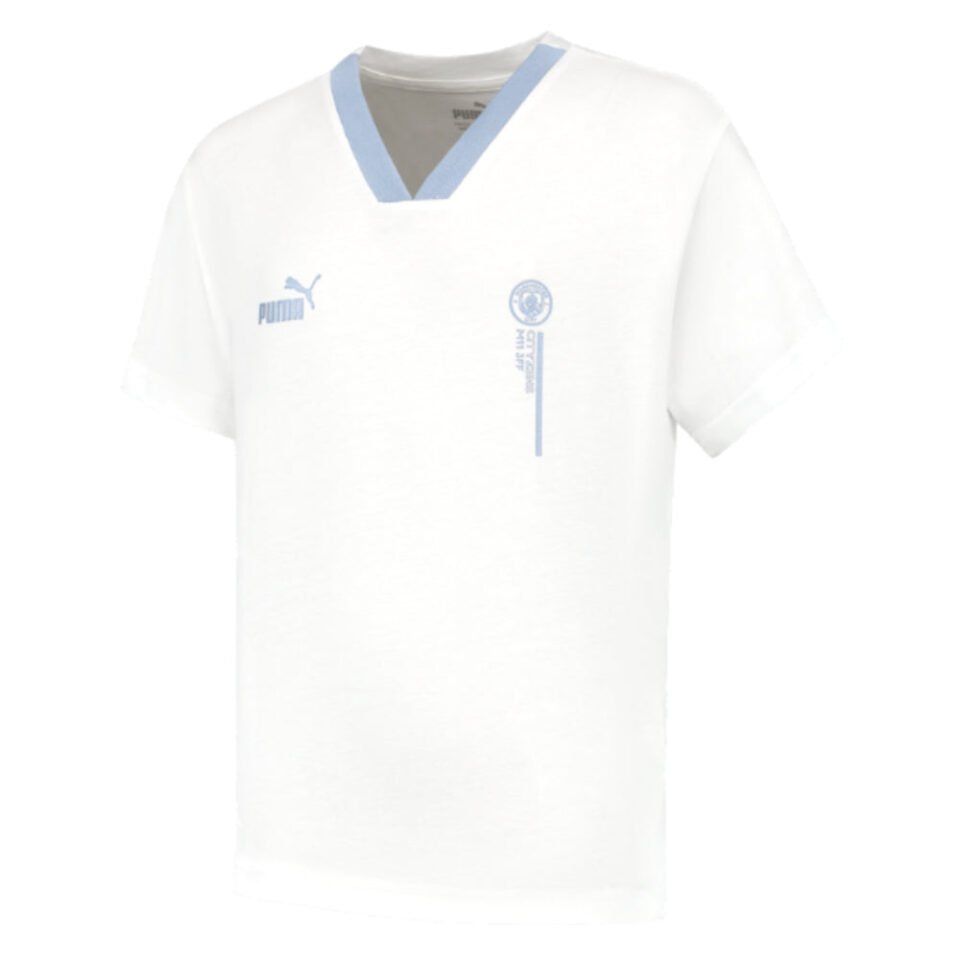 2023-2024 Man City FtblCulture Tee – Kids