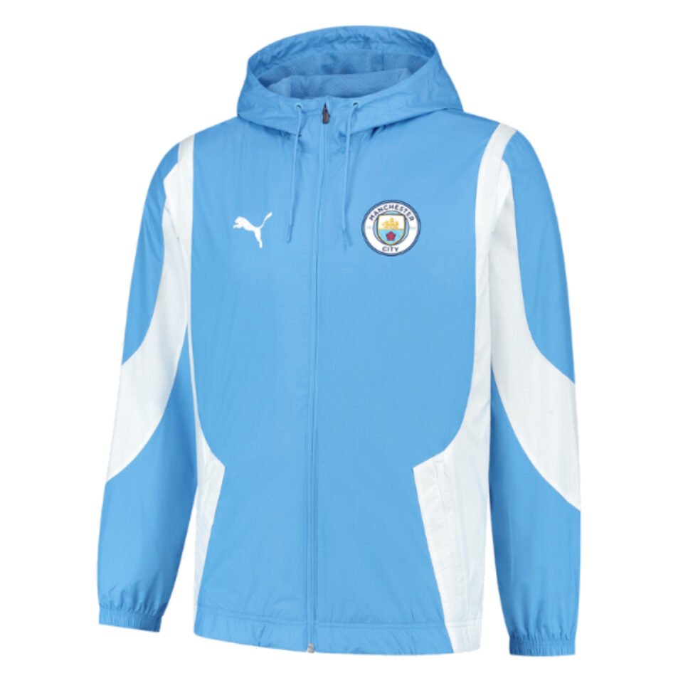 2023-2024 Man City Pre-Match Woven Anthem Jacket