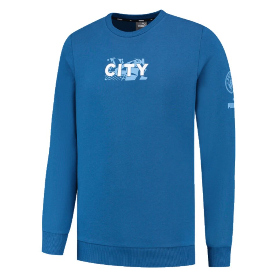 2023-2024 Man City FtblCore Graphic Crew Sweat