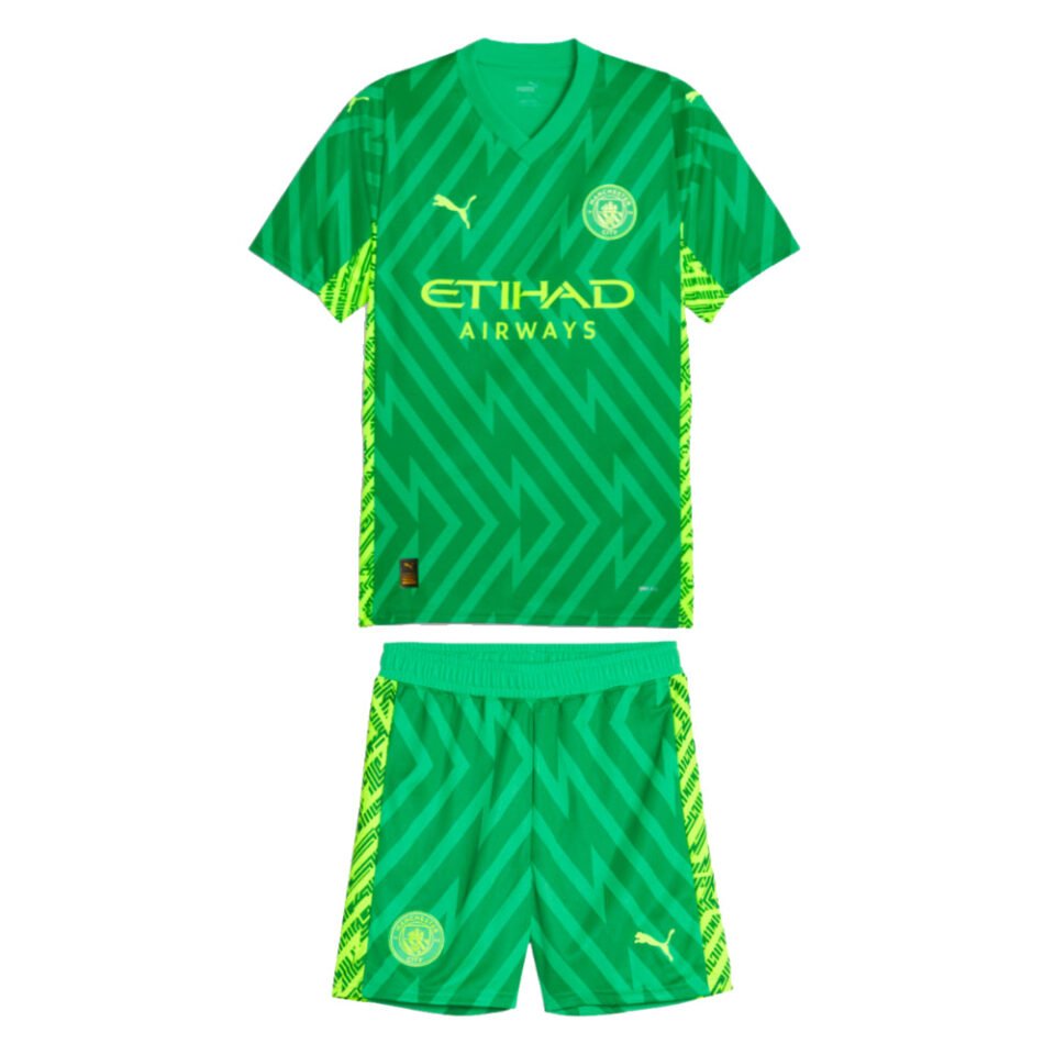 2023-2024 Man City Goalkeeper Mini Kit
