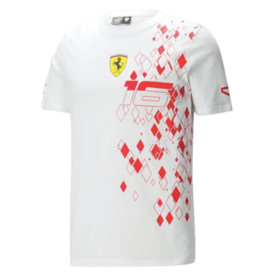 2023 Ferrari Charles Leclerc Monaco T-Shirt