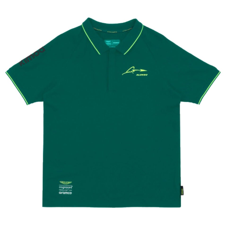 2023-2024 Aston Martin Lifestyle Alonso Polo Shirt