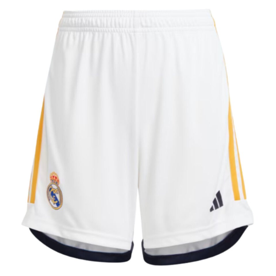 2023-2024 Real Madrid Home Shorts – Kids