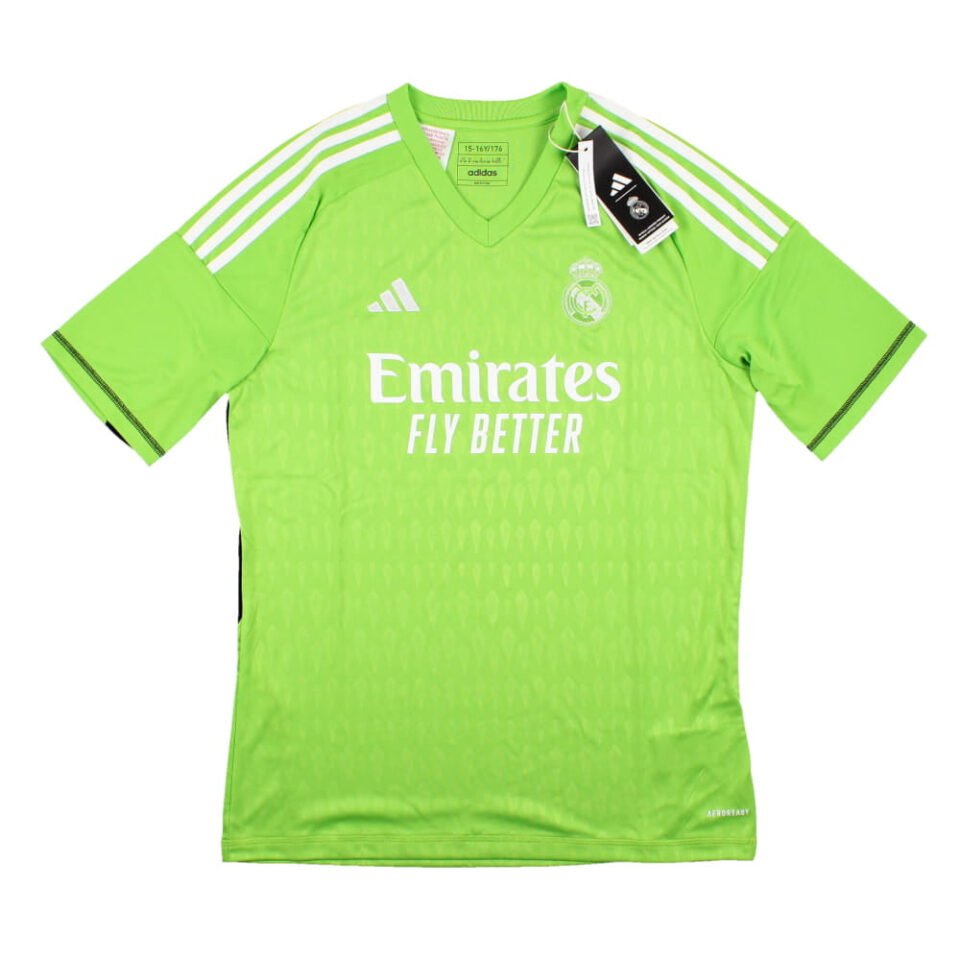 2023-2024 Real Madrid Home Goalkeeper Shirt – Kids