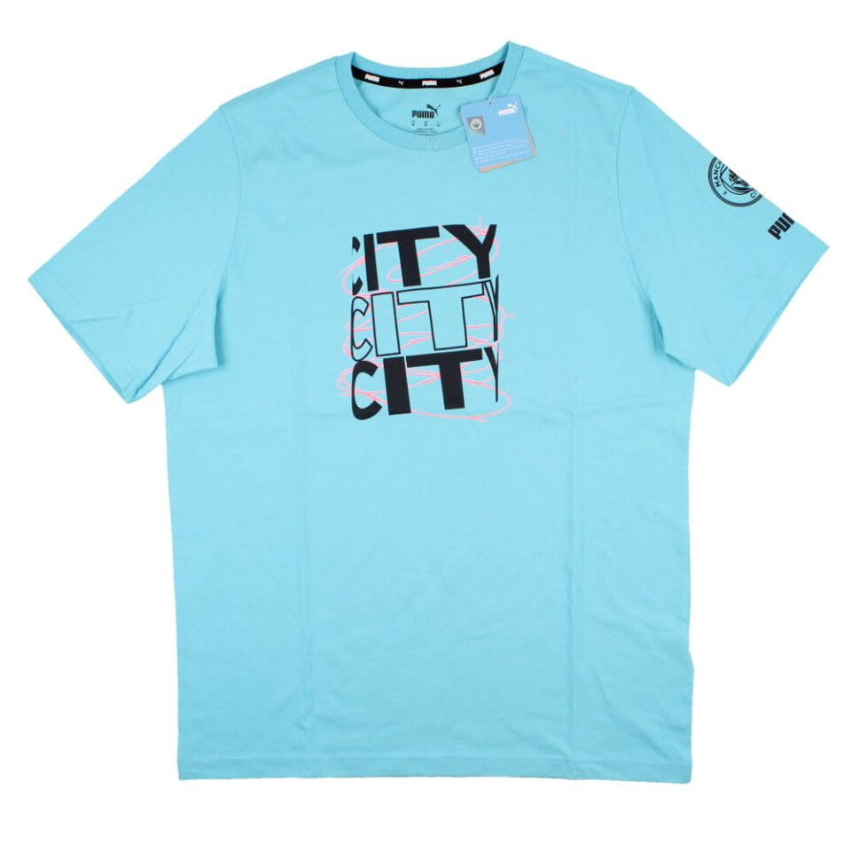 2023-2024 Man City FtblCore Graphic Tee