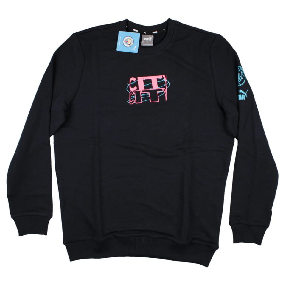 2023-2024 Man City FtblCore Graphic Crew Sweat