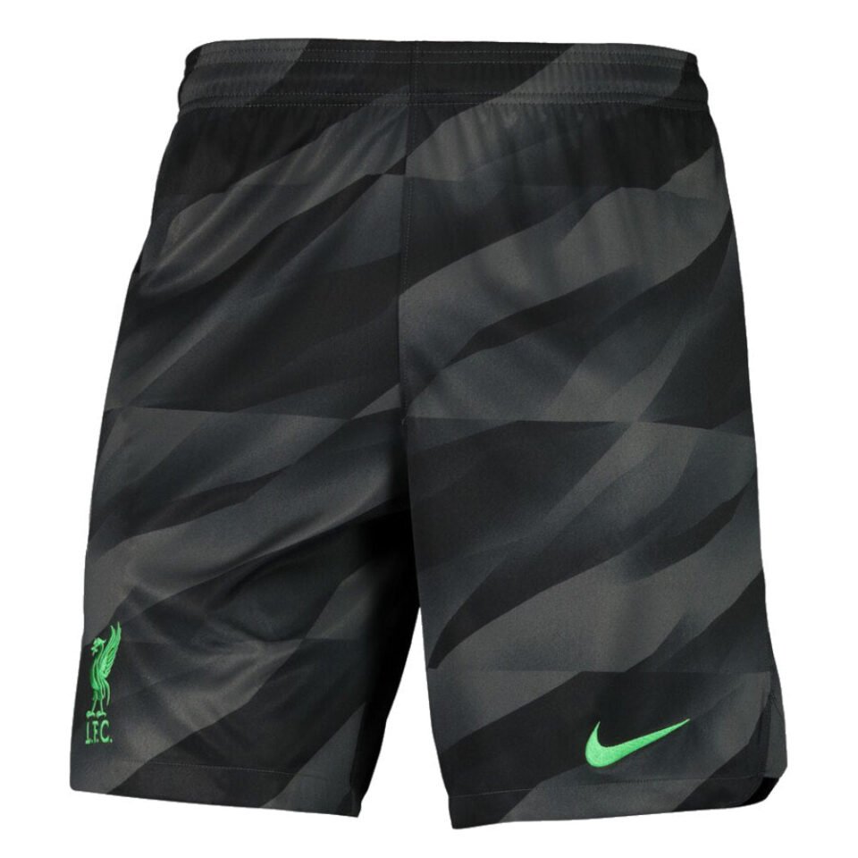 2023-2024 Liverpool Home Goalkeeper Shorts – Kids