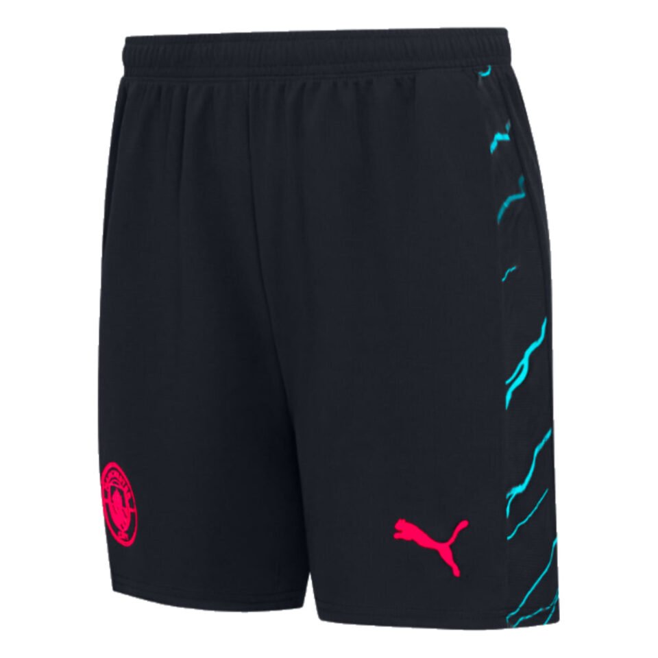 2023-2024 Man City Third Shorts – Kids